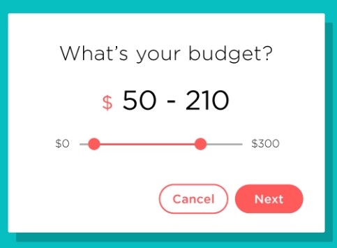 Ask clients for their budget to qualify them