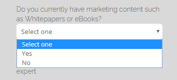 Ask your leads whether they are consuming your product or not